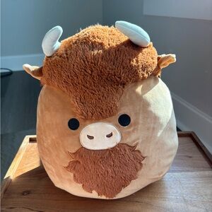 Squishmallows Tan and Brown Stuffed Animal